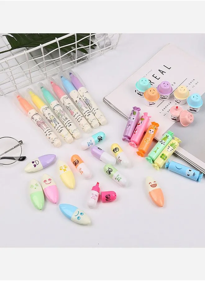 ستايلي Set of 6 - Multi Highlighter