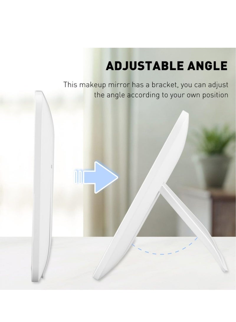 Excefore Vanity Mirror with Lights, Travel Lighted Makeup Mirror, Portable Lighted Makeup Beauty Mirror, 3 Color Lighting, Dimmable Touch Screen, Tabletop LED Folding Adjustable Cosmetic Mirror - Image 4