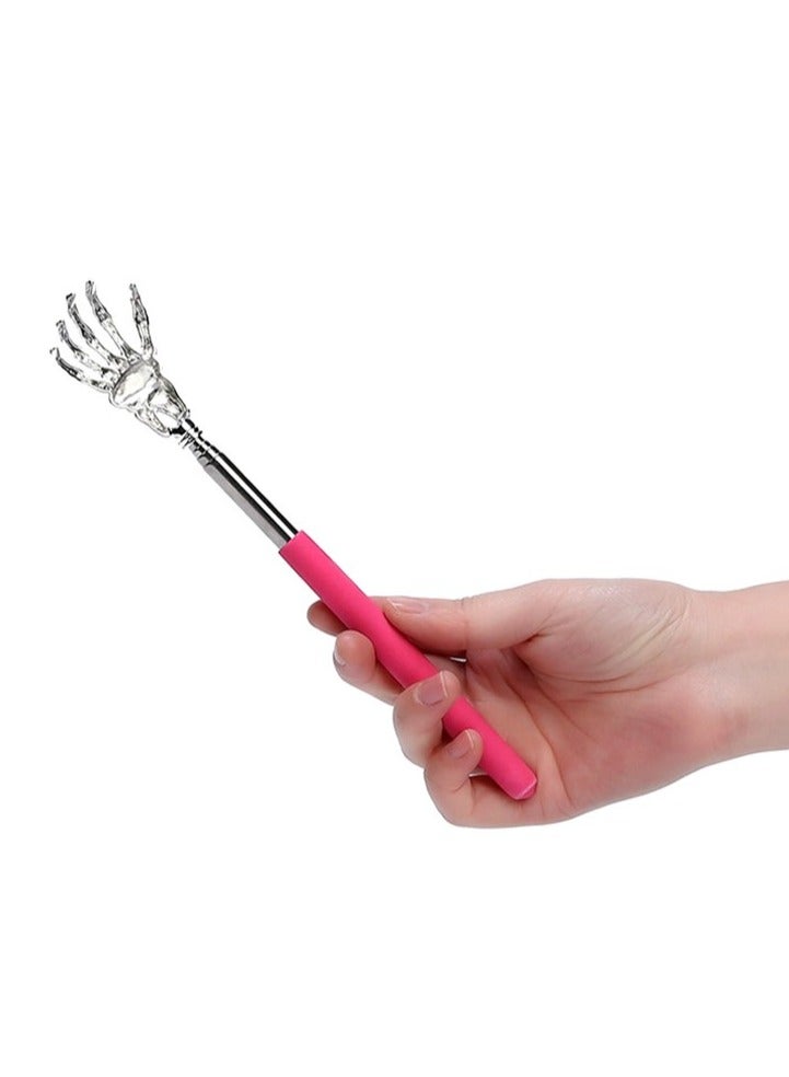 AlexVyan 1 Pcs Imported Extendable Itching Stick Back Massager Back Scratcher, Extendable Extra Long Massage Tools,Stainless Steel Heavy Duty Curved Back Itching with Non-Slip Handle for Men Women - Image 2