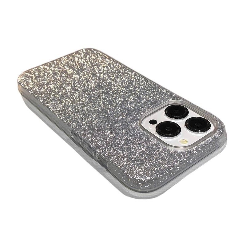 Protective Case | Silver | Silicone | Glitter Sparkle | Ultra Thin | Cover for iphone7plus/8plus - Image 5