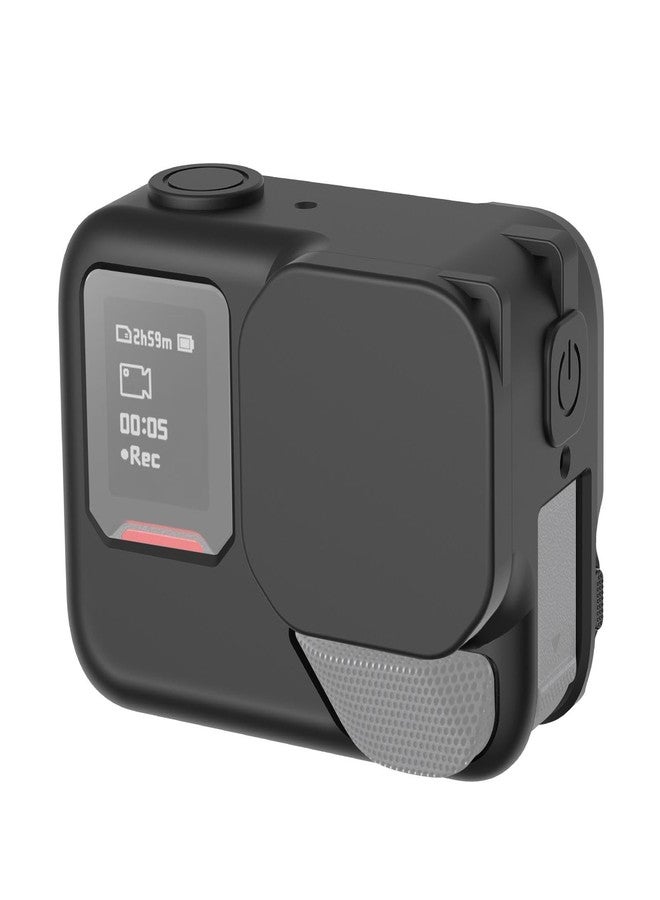 Stoyobe® Silicone Protective Case for Insta360 Ace Pro 2 - Full Body Shockproof Cover with Lens Cap & Wrist Strap, Anti-Scratch Anti-Dust Shell for Diving, Travel, Outdoor Adventures (Black) - Image 1