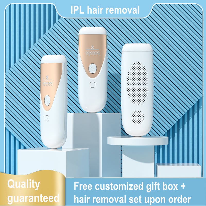 أداة إزالة الشعر بالشعاع الضوئي (IPL) - أداة حلاقة - آلة إزالة الشعر دائمة الألم و99000 ومعدة لإزالة الشعر من الوجه والمنطقة السرية والأذنين والجسم - Image 4