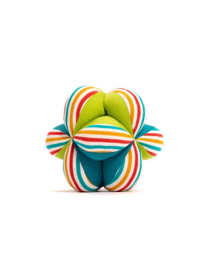 شومي كرة ناعمة من القطيفة للأطفال مع خشخيشة (من عمر 0 شهر فما فوق) | متعددة الألوان | ألعاب ناعمة للأطفال | معتمدة من أطباء الأطفال | ألعاب حسية - Image 1