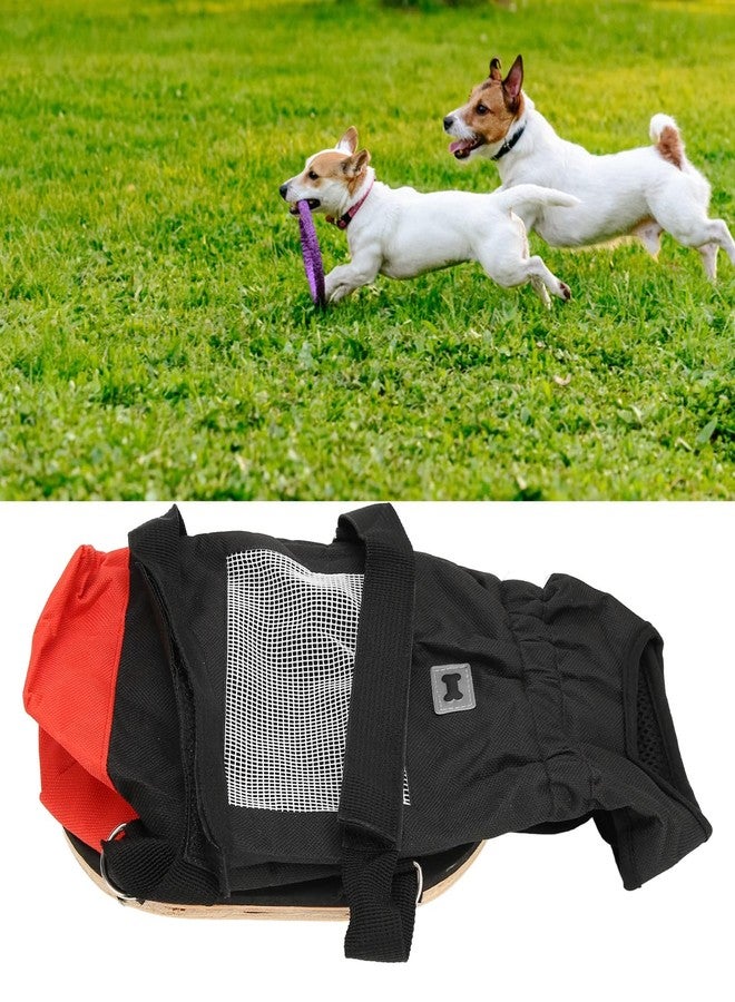 Zerodis Old Dog Wheelchair Pet Walking Scooter Multipurpose Laminated Wood Panel Elastic Band Silent Wheels Breathable Pet Wheelchair Pet Walking Scooter Multi (L(Suitable for 6.5‑9kg/14.3‑19.8lb)) - Image 5