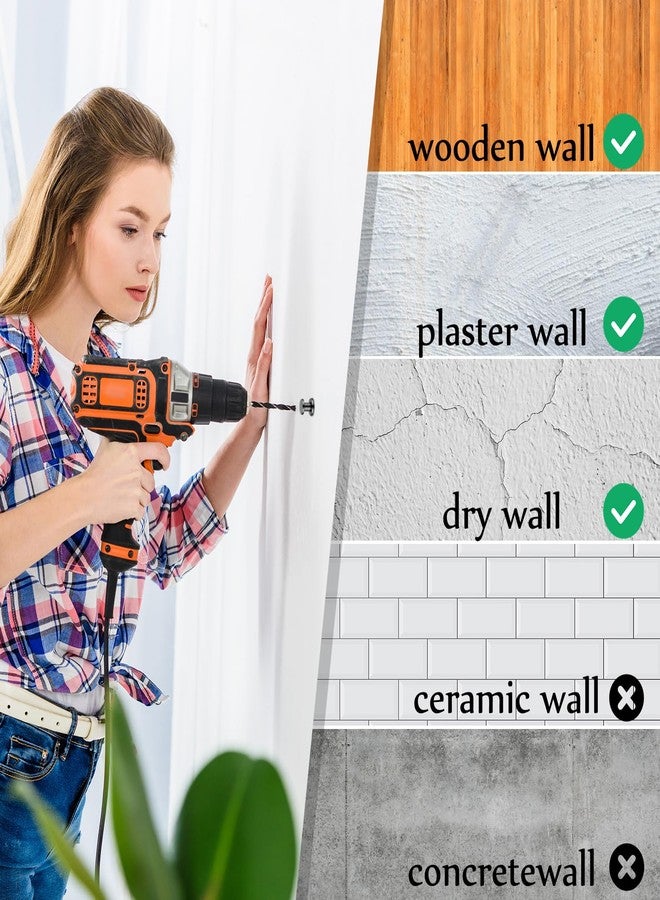 Watersay 50 Pcs Double Headed Picture Hangers Nail Push Pins Picture Hanging Nails Thumb Tacks Wall Hooks Photo Hanging Hook Pins Decorative Nail Hook Hangers for Home Office Photo Decor, Black - Image 3