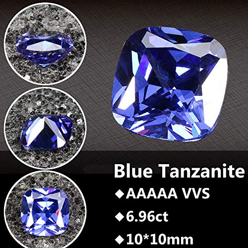 SaiDian 1 Pcs Artificial Blue Tanzanite Stones Cubic Zirconia Loose Gemstone for Women Jewelry Making Ring Necklace Beads Bracelet DIY Craft Making - Image 5