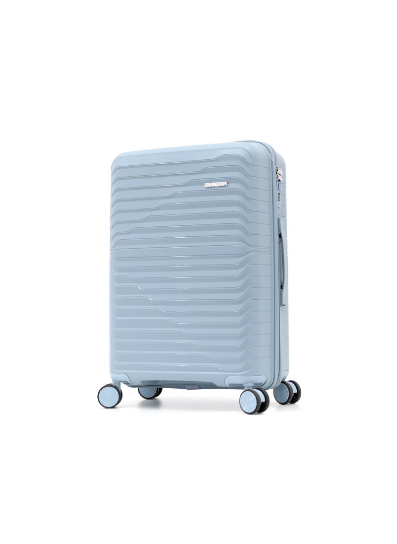 ELANTRA Luggage Set of 5 – Hardshell Trolley Bags with Secure Lock, Multi-Compartment Storage & Spinner Wheels,Blue (BC-12"S-20",M-24",L-28",XL-32")