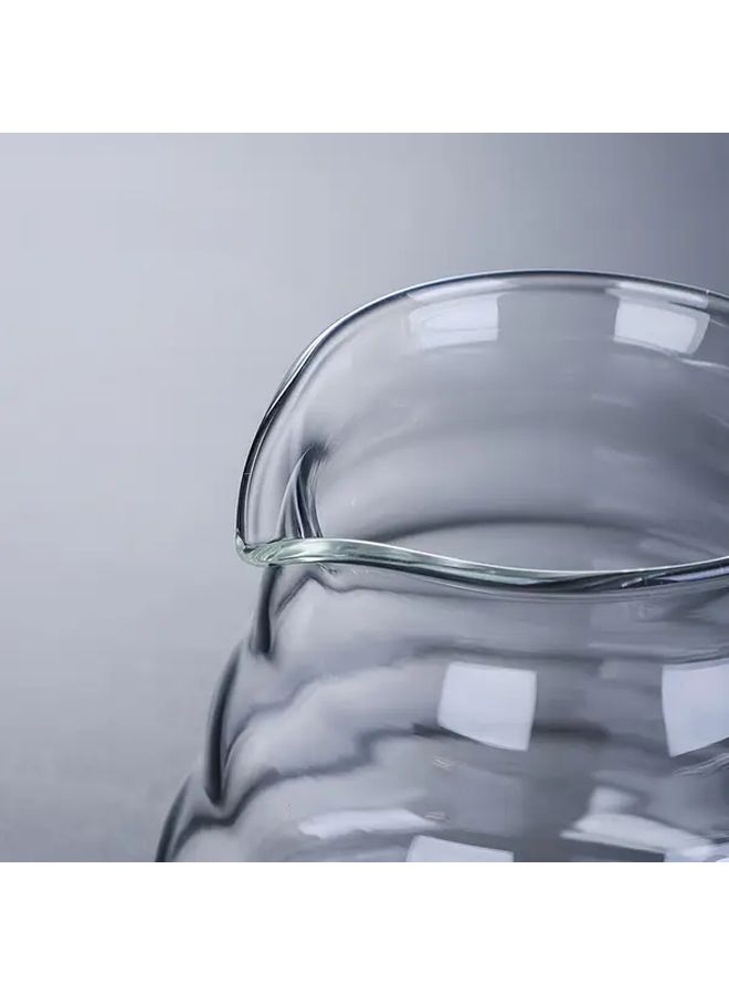 Elegant Clear Glass Coffee Carafe With Lid 20.3oz Heat Resistant Borosilicate Glass For Drip Coffee Maker - Image 2