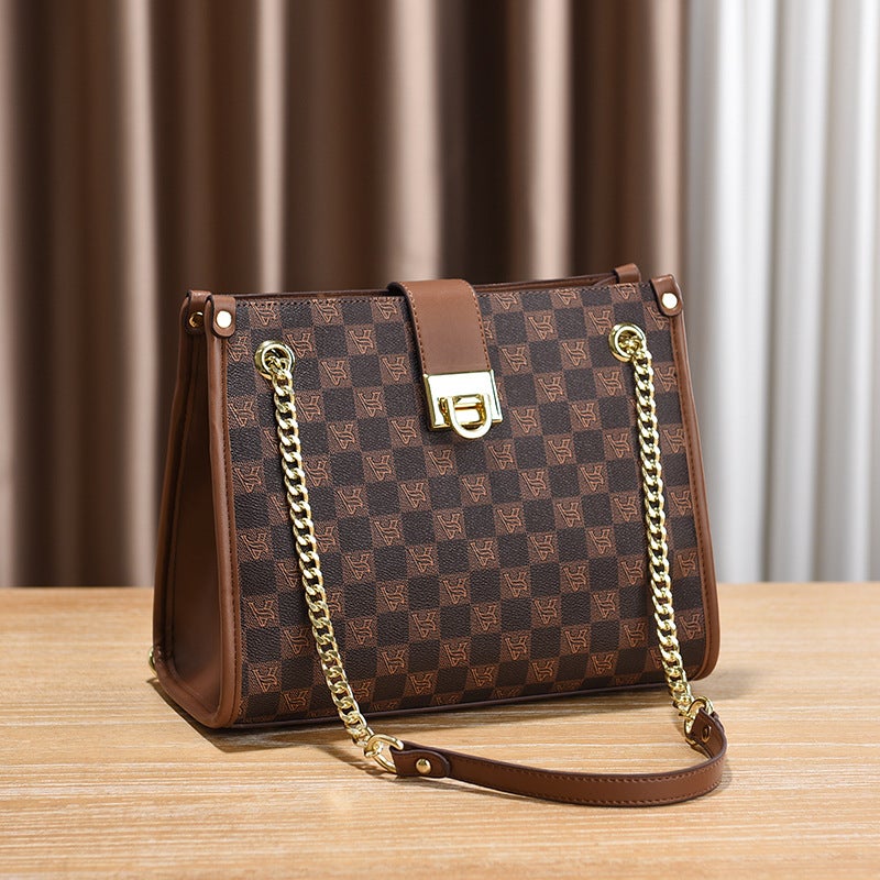 Tote Bag For Women Style Simple And Fashionable One-Shoulder Cross-Body High-End Lady Style Chain Bag Dropshipping - Image 3