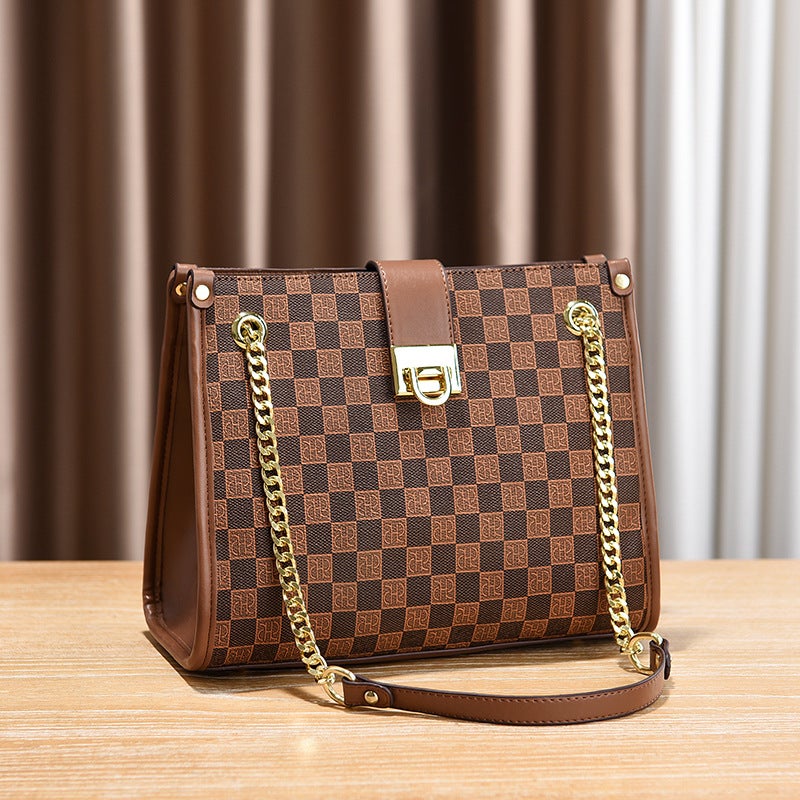Tote Bag For Women Style Simple And Fashionable One-Shoulder Cross-Body High-End Lady Style Chain Bag Dropshipping - Image 1