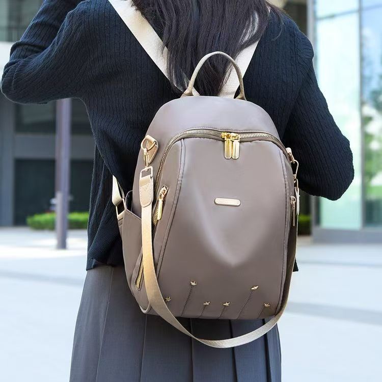 Women'S Large Capacity Backpack Embroidered/Embroidered High-End Style Women'S Bag Casual Commuter Fashion Handbag - Image 5