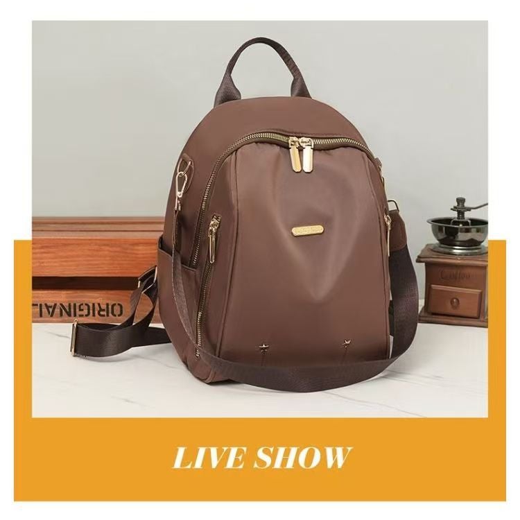 Women'S Large Capacity Backpack Embroidered/Embroidered High-End Style Women'S Bag Casual Commuter Fashion Handbag - Image 1