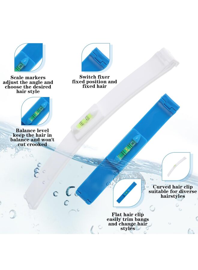 Hair Cutting Tool- DIY Home Hair Cutting Clips for Bangs, Layers, and Split Ends, Hair Cutting Guide (Set of 2) - Image 2