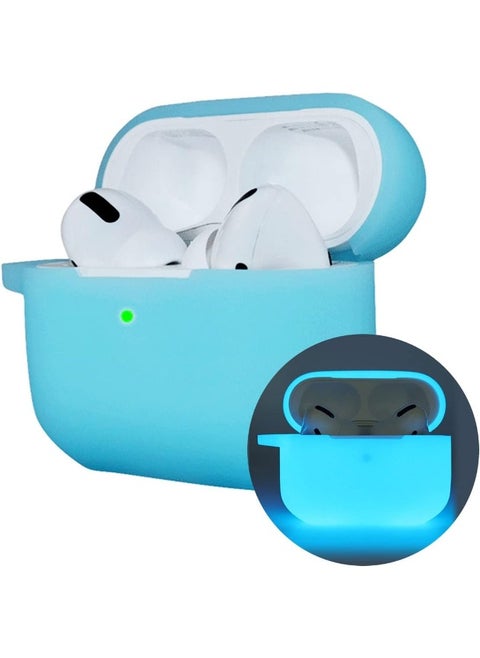 NALANDA Airpods 3 Case, Night Glow Silicone Case Cover Protective Soft Case Compatible with Airpods 3rd Generation Case with Keychain