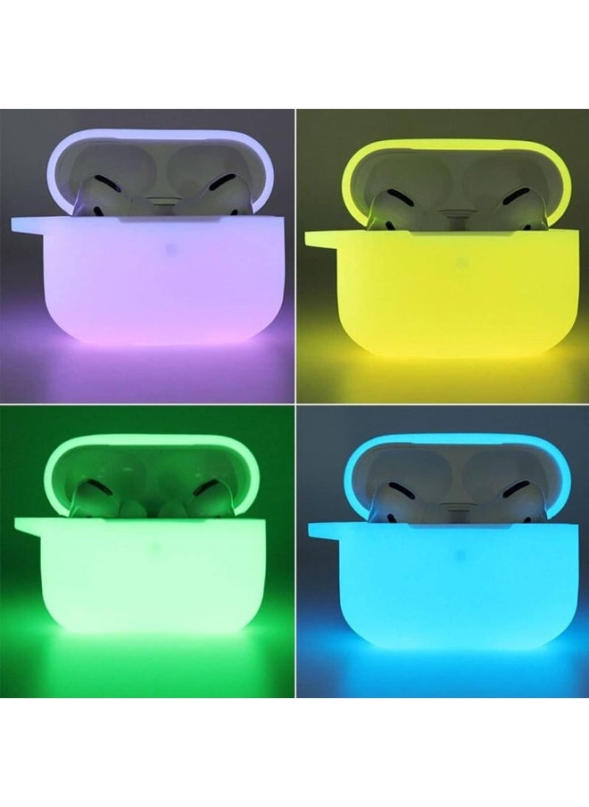 NALANDA - NALANDA Airpods 3 Case, Night Glow Silicone Case Cover Protective Soft Case Compatible with Airpods 3rd Generation Case with Keychain - Image 1