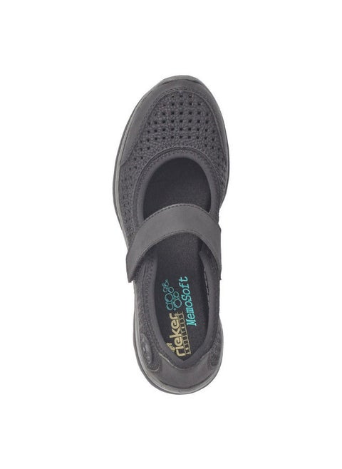 Rieker Ladies School Shoes L32B5-00 Nikita Black 116-1140