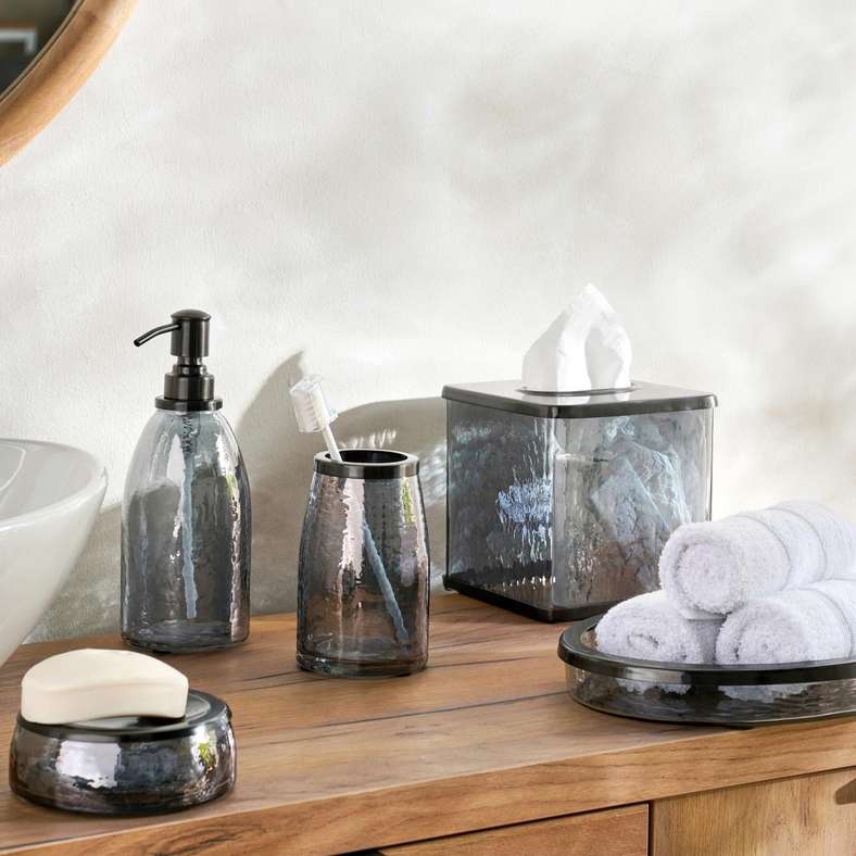 Pan Home Enigma Glass Soap Dispenser - Ombre - Image 3
