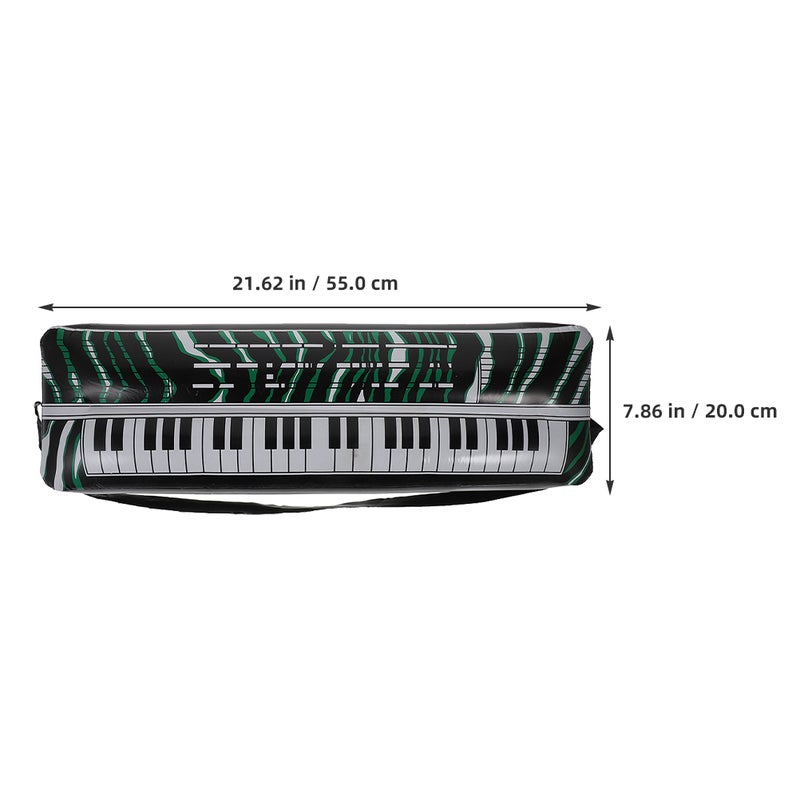 2pcs Inflatable Musical Instrument Toddler Piano Toy Party Props Electric Blow up Keyboard Piano for Kids Birthday Party Decorations - Image 3