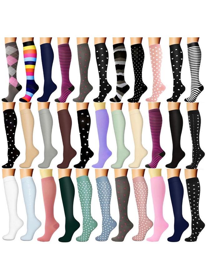 Bluejw Compression Socks Sports Compression Socks Compression Socks Sports Elastic Socks Stockings Suit  - Image 2