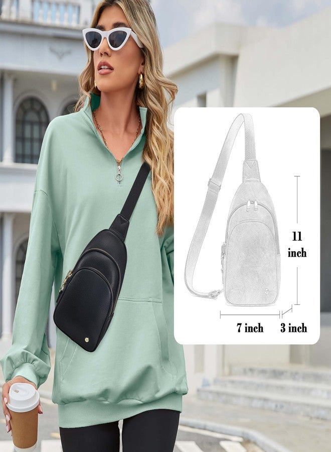 INICAT Crossbody Sling Bags Fanny Packs Vegan Leather Purses Small Cross body Bag for Women Teen Girl Gifts Travel - Image 3