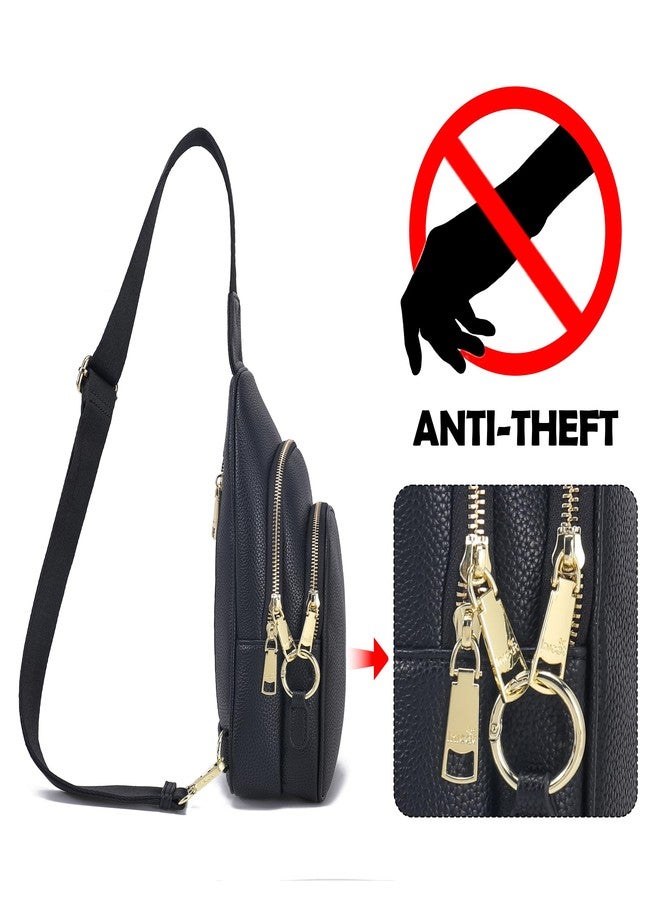 INICAT Crossbody Sling Bags Fanny Packs Vegan Leather Purses Small Cross body Bag for Women Teen Girl Gifts Travel - Image 2