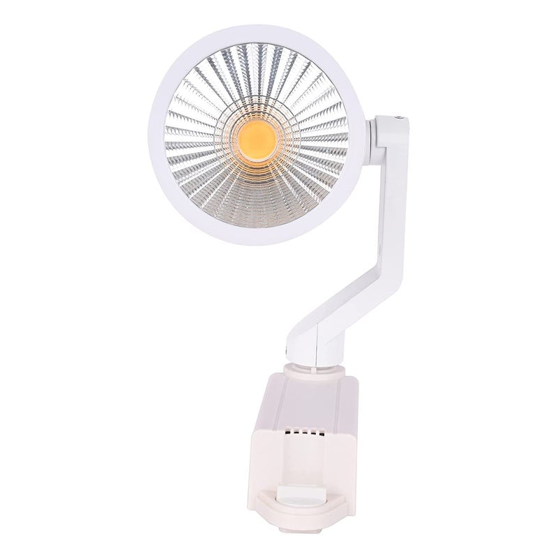LX LED 30W Round Track Spot Light White Aluminum Body Ideal for Homes Stores Malls Bookstores 6000K Cool White Track Patti Not Included - Image 5