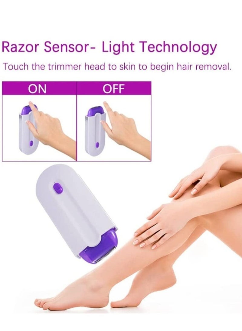 "Rechargeable Smooth Touch Epilator - Painless Hair Removal with Instant Results and Razor Sensor Light Technology" - Image 4