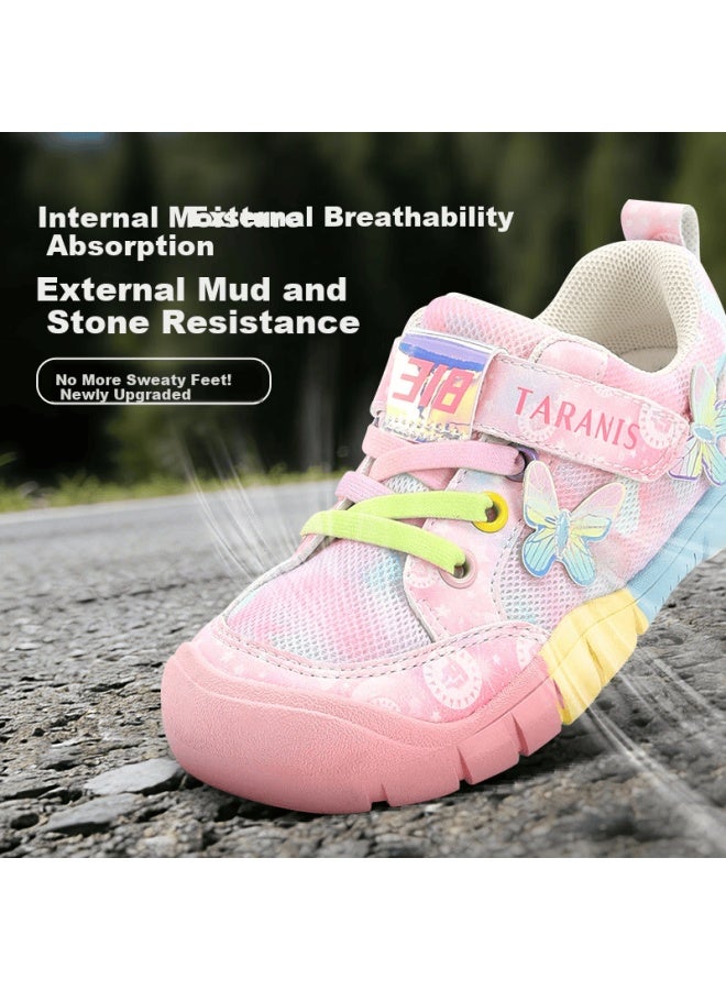 Taranis Spring Kids Sports Shoes Girls Anti-collision Balance Bike Shoes Breathable Non-slip Outdoor Hiking Shoes Size 31 - Image 3