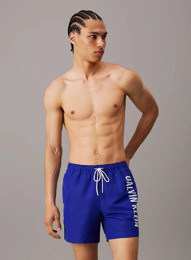 CALVIN KLEIN Medium Drawstring Swim Shorts - Intense Power