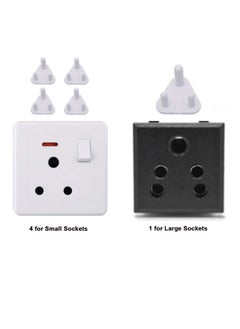 Safe-O-Kid ® Socket Guards For Baby Safety, Pack Of 10, White  - Image 4