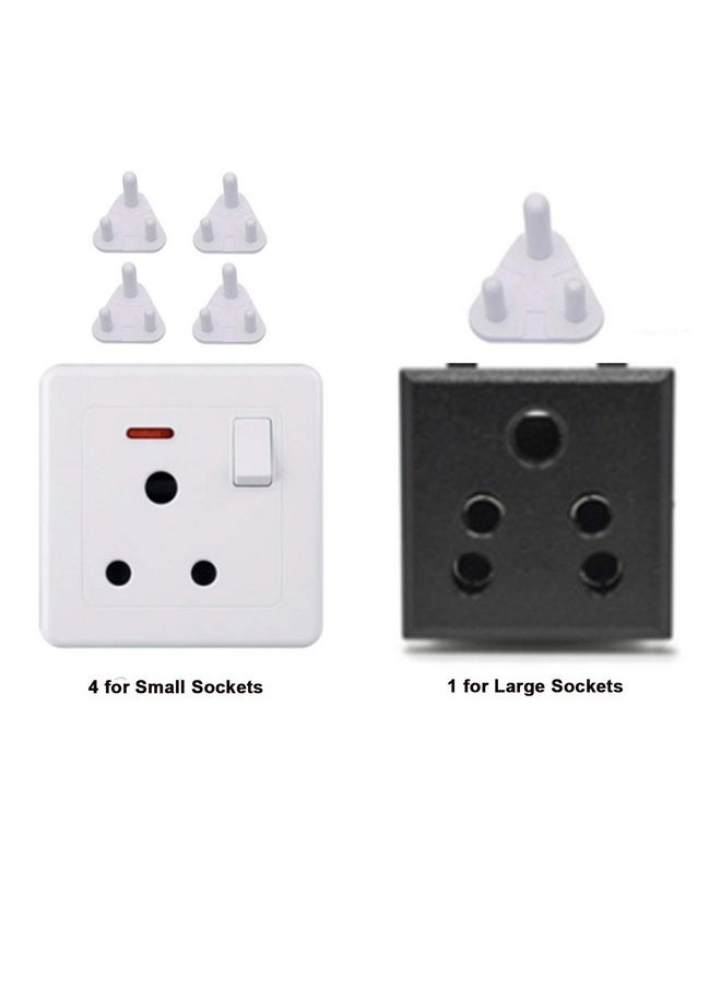 Safe-O-Kid ® Socket Guards For Baby Safety, Pack Of 10, White  - Image 4