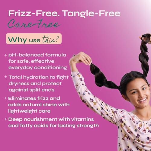 Tikitoro Teens Nourishing Hair Conditioner with Avocado, Argan Oil and Murumuru Butter | Lightweight Conditioner | Controls Frizz & Smoothens Hair - (Age: 11+) (150 ml × 1) - Image 3