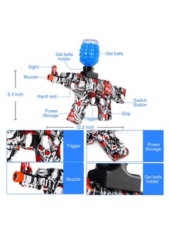 Generic Automatic Ak47 Toy Gun Electric Water Splatter Gun Gel Blaster Ball  - Image 2
