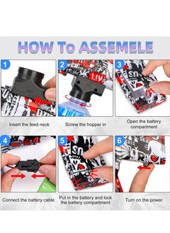Generic Automatic Ak47 Toy Gun Electric Water Splatter Gun Gel Blaster Ball  - Image 4