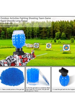 Generic Automatic Ak47 Toy Gun Electric Water Splatter Gun Gel Blaster Ball  - Image 3