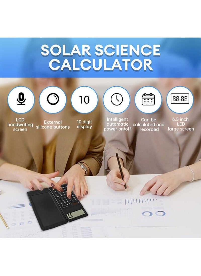 Arabest Advanced Scientific Calculator with 450 Functions, 4-Line Display, Battery Powered, Notepad and Erasable LCD Writing Tablet, Ideal for Professional and Students in Middle School, High School  - Image 3