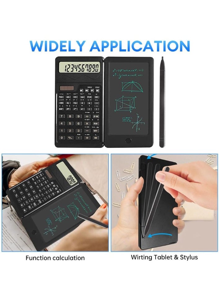 Arabest Advanced Scientific Calculator with 450 Functions, 4-Line Display, Battery Powered, Notepad and Erasable LCD Writing Tablet, Ideal for Professional and Students in Middle School, High School  - Image 5