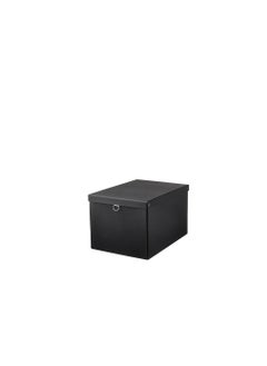 Storage Box With Lid Black