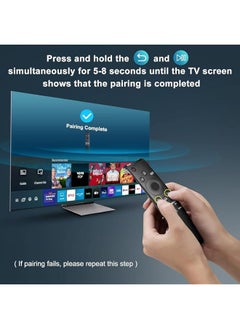 HuHa Voice Remote Compatible for Samsung Smart TV QLED UHD Frame Curved Solar 4K 8K Q60 Q70 Q80 Q90 Series 9 Series TU8000 AU8000 Voice Remote Control Replacement  - Image 5