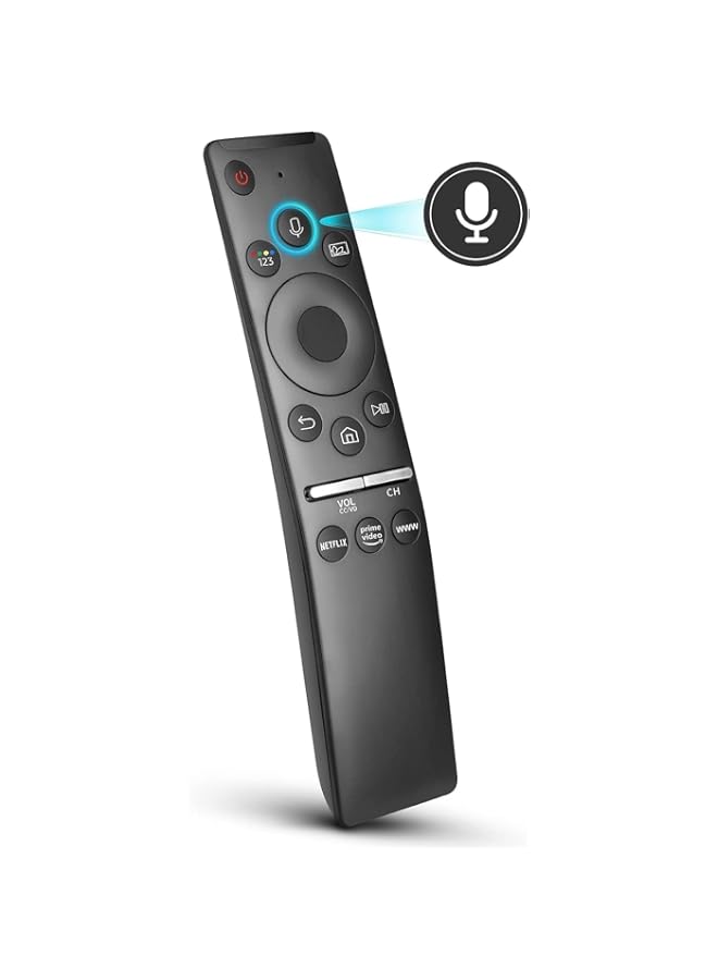 HuHa Voice Remote Compatible for Samsung Smart TV QLED UHD Frame Curved Solar 4K 8K Q60 Q70 Q80 Q90 Series 9 Series TU8000 AU8000 Voice Remote Control Replacement  - Image 1