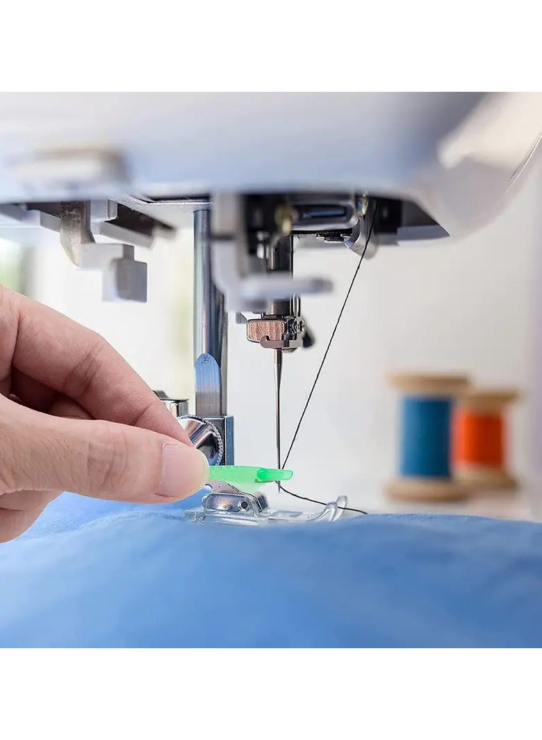 Goolsky 3 pcs, Plastic Needle Threader For Sewing Machine, Mini Automatic Sewing Needle Threader, Fish Shaped Sewing Needle Threader Tool, For Small-Eye Needle Work, Embroidery, DIY Sewing Art Craft, Quickly Thread Your Hand Sewing Needles With Ease (Random Color) - Image 2