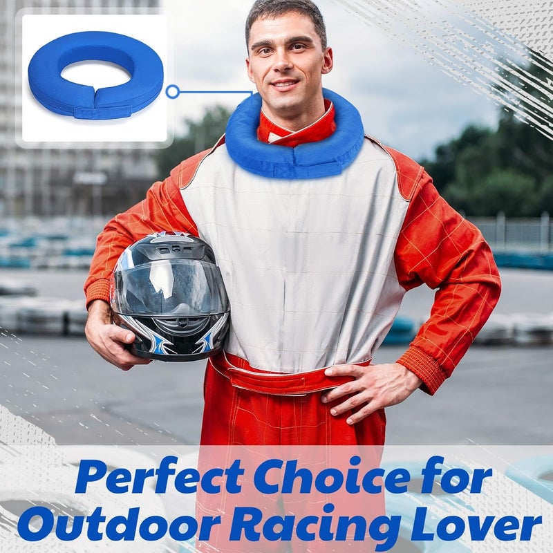 Briwooody 360 Degree Tapered Racing Neck Collar Brace - Blue - Image 4