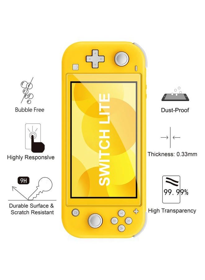 ivoler Tempered Glass Screen Protector for Nintendo Switch Lite (Pack of 4) - Image 2