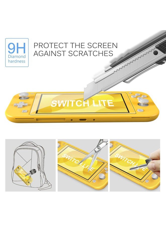 ivoler Tempered Glass Screen Protector for Nintendo Switch Lite (Pack of 4) - Image 4