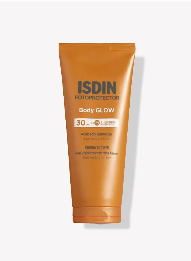 ISDIN لوشن واقي شمس للجسم فوتوبروتكتور بادي جلو SPF30 200 مل - Image 1