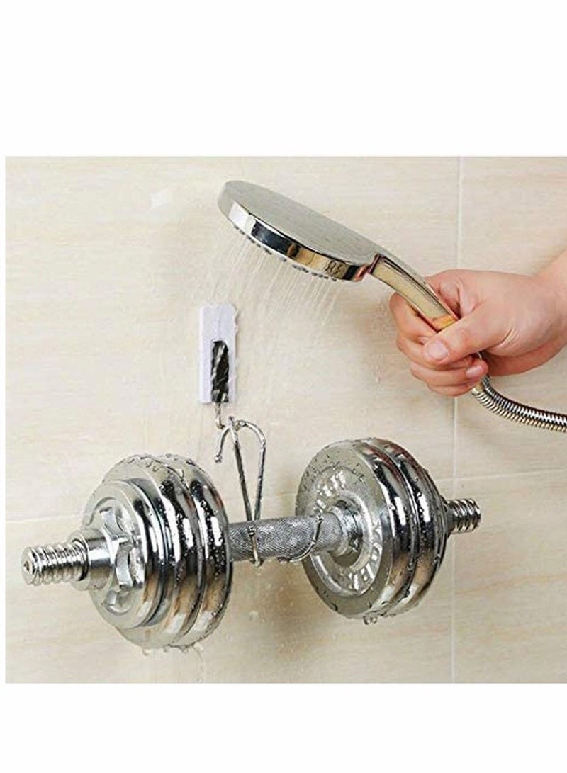Adhesive Hooks, 16 Packs Holds Up to 6 lbs, Utility Self Wall 304 Stainless Steel Waterproof for Hanging Jackets, Kitchenware, Bathrobes, Bath Towels, Coat, Bag - Image 3