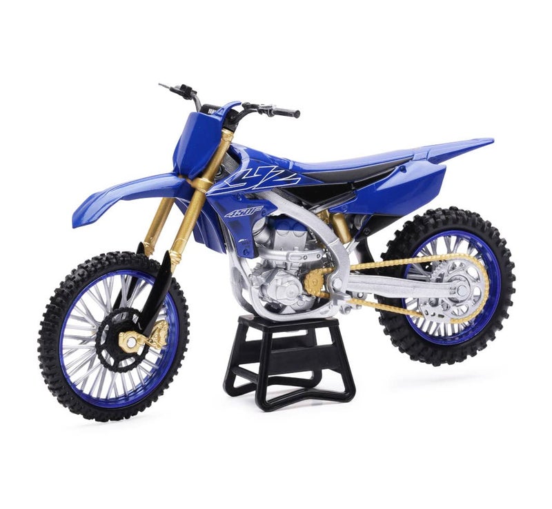 NewRay Toys Motorcycle 1:12 Scale Yamaha YZ450F Dirt Bike, 58313, Multicolor