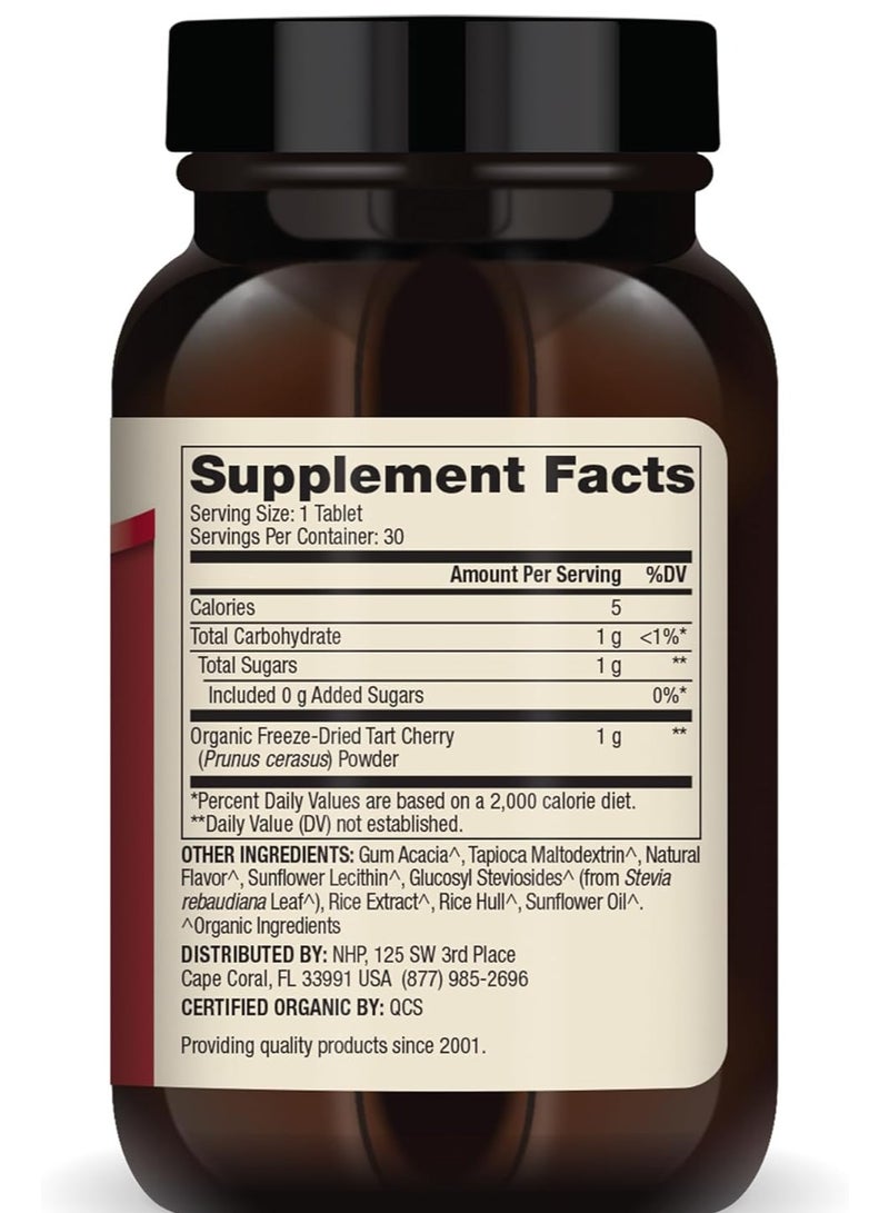 Dr. Mercola Organic Chewable Tart Cherry, 30 Capsules 30 Servings - Image 2
