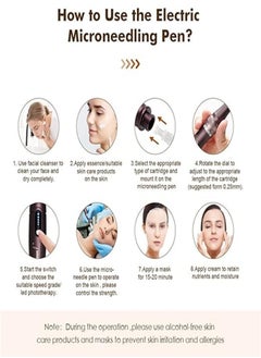 دي آر. بن قلم Dr.pen Ultima A10 Microneedling - قلم احترافي لاسلكي قابل للتعديل لتدليك الوجه والجسم ونمو الشعر مع 22 خرطوشة - سهل الاستخدام، أفضل هدية للنساء  - Image 5
