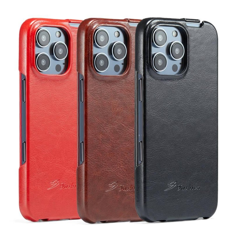 Protective Case | Brown Leather Texture | Shockproof Cover for iPhone 16 / 16 Plus / 16 Pro / 16 Pro Max - Image 5